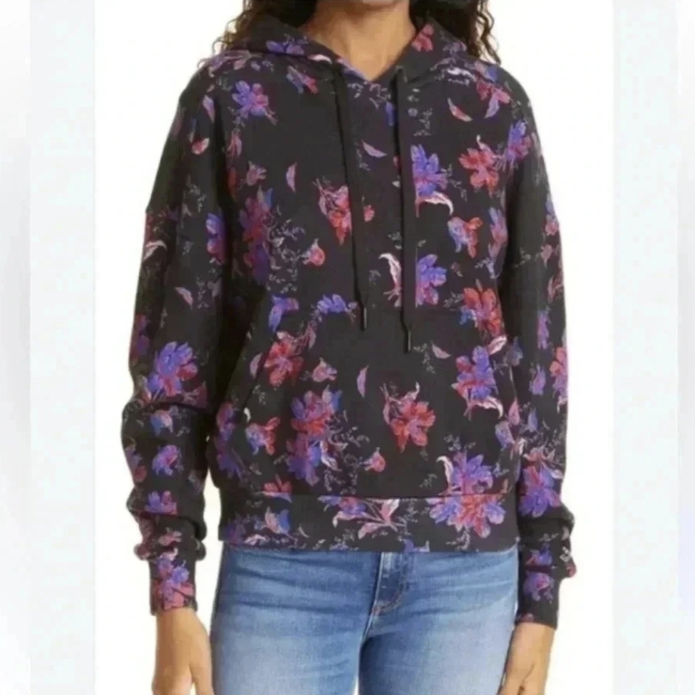 Rag & Bone Floral Hoodie